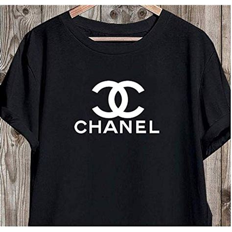 black and purple chanel tshirt